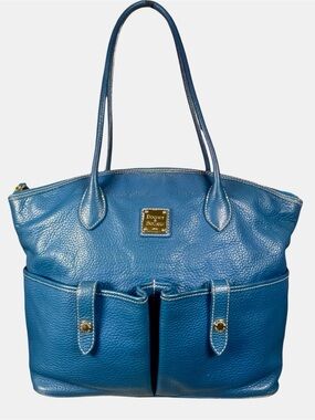 Dooney & Bourke Crescent Pebble Leather Shoulder Tote